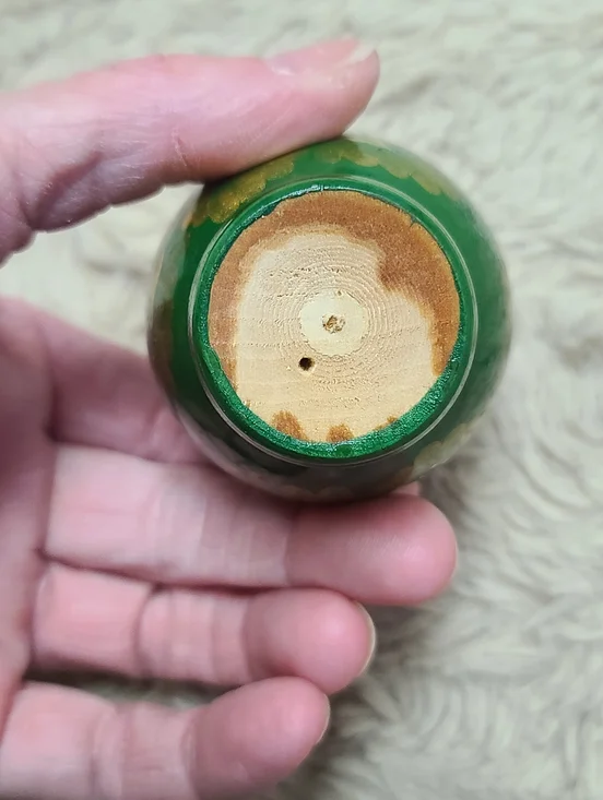 Green Russian Matryoshka Doll Holiday Decor, Set Of 4 Nesting Dolls - Picture 8 of 8